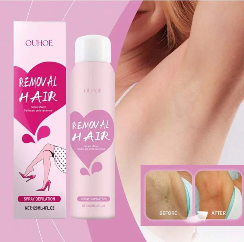Quick & Painless Hair Removal Spray