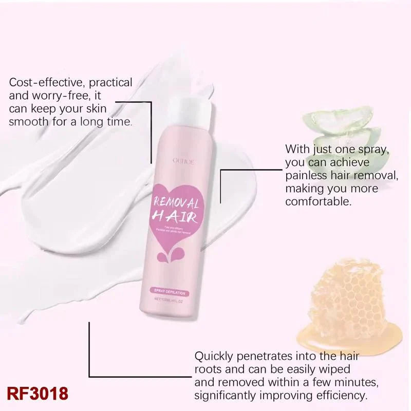 Quick & Painless Hair Removal Spray