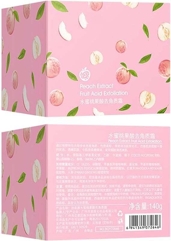 Peach Extract Radiance-Boosting Exfoliating Gel Cream