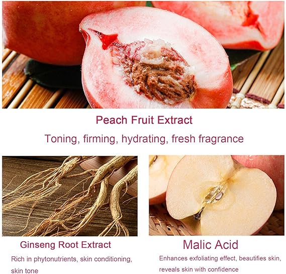 Peach Extract Radiance-Boosting Exfoliating Gel Cream